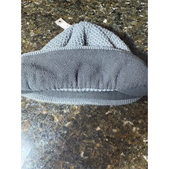 The North Face Unisex Dark Gray Knit Beanie Winter Hat - Picture 4 of 6